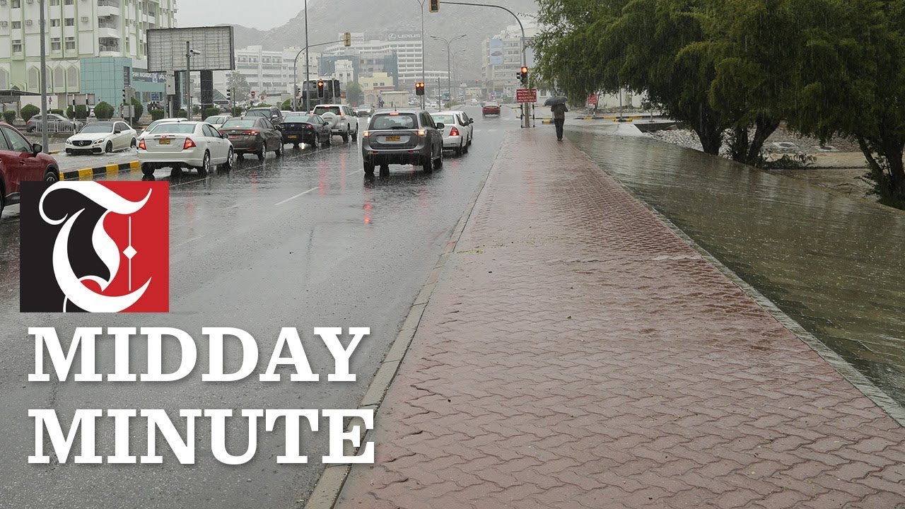 Rain falls in many parts of Oman - YouTube