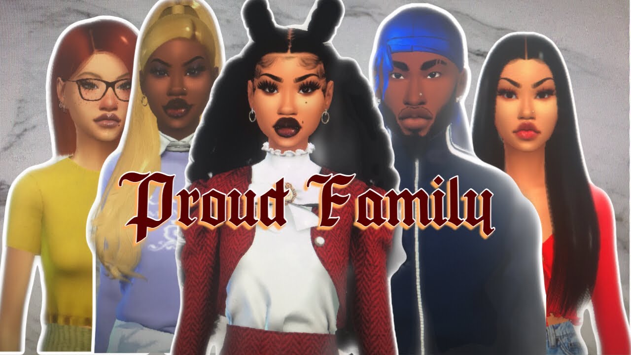 Sim Proud Proud Family Cas| Sims 4 Create A Sim - YouTube