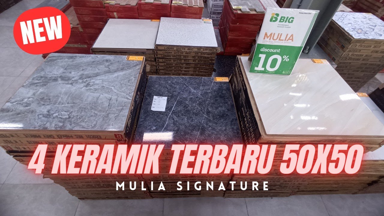 REVIEW 4 KERAMIK CUTTING MOTIF BARU ‼️ MULIA SIGNATURE - YouTube