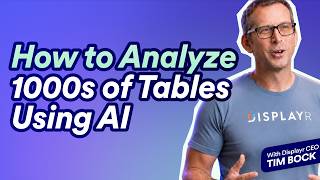 How to Analyze 1000s of Tables Using AI