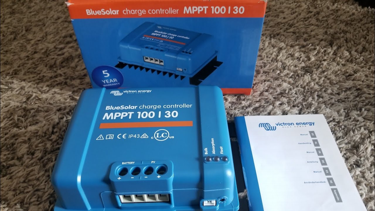 VICTRON ENERGY, BLUE SOLAR CHARGE CONTROLLER MPPT 100/30 