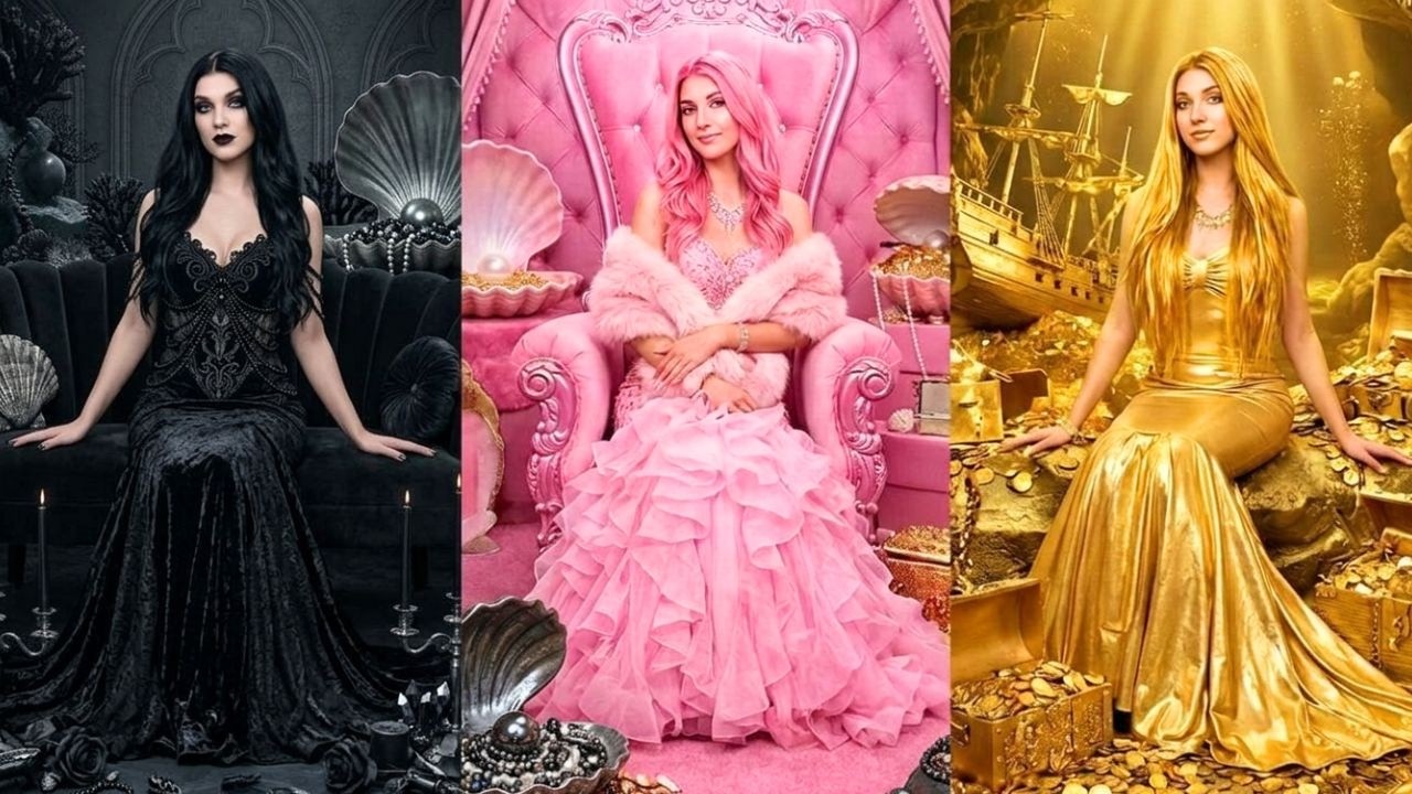 Sirène SOFT VS Sirène GOTH ! 😱 Défi Relooking Chambre Océanique