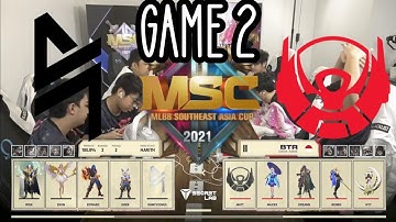 Blacklist International Vs Bigetron Alpha Game 2 | MSC 2021 | English  Broadcast