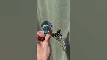 Круглый дисплей 240 на 240 на контроллере GC9A01 для esp32 esp8266 arduino #esp32 #arduino