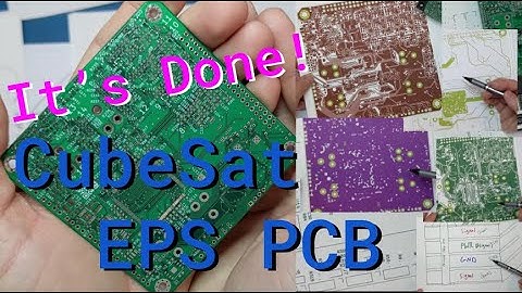 $1K CubeSat - EPS Layout & PCB finished  - Part 9