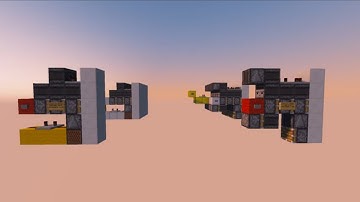 Minecraft: Seamless Flush Horizontal Triple Piston Extender Tutorial (Only 25 Blocks!) [1.11+]