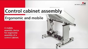 Ergonomic control cabinet assembly | Mobile solutions for lifting columns and electric cylinders
