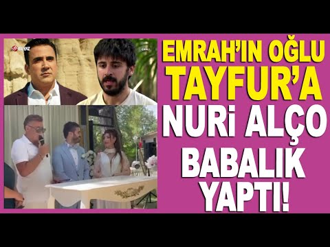 Emrah'ın oğlu Tayfun Erdoğan evlendi! Nikah şahidi Nuri Alço oldu