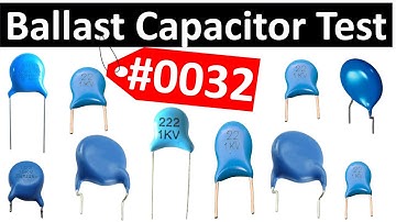 #0032 Electronic Components Testing: How to Test High Voltage Ballast Capacitor with Multimeter