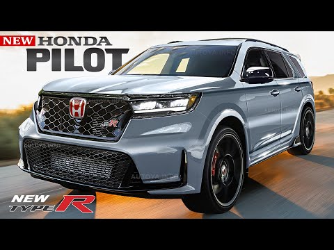 New 2024 Honda Pilot Type R - FIRST LOOK at Turbocharged PHEV Model Trim in Our Render