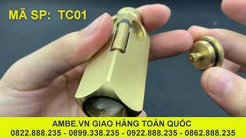 Bật lửa đồng khối thủ công chất lượng cao bền bỉ TC01 - Ambe.vn