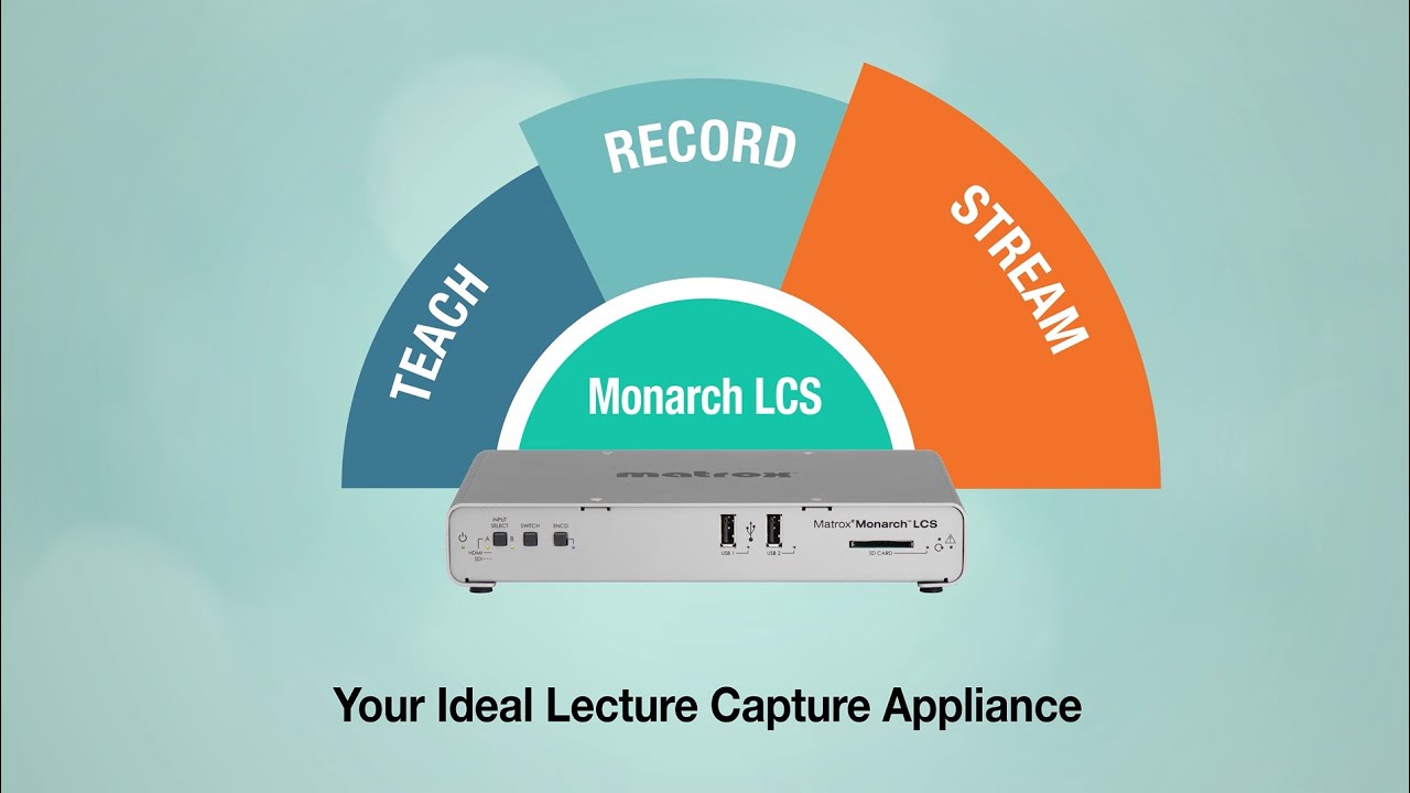 Monarch LCS Lecture Capture Appliance Matrox Video