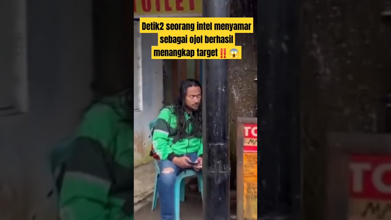 Penyamaran sempurna seorang intel‼️😱 