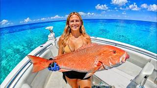 What its Like Spending FOUR Hours 100+ Miles Fishing Offshore (Snapper, Grouper, Cobia, Porgy)