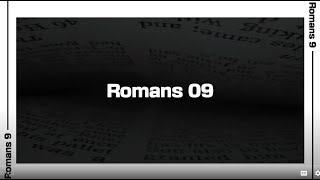 Romans 9 Bible Reading | NIV