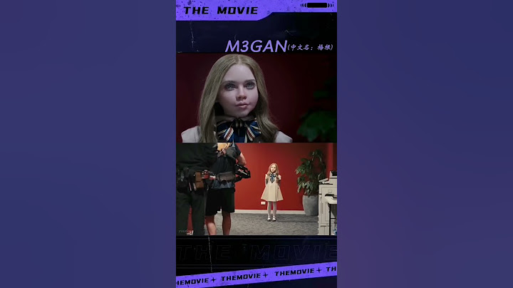 Megan behind the scenes