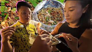 Eating Live Dancing Shrimp: Exotic Food In Loas