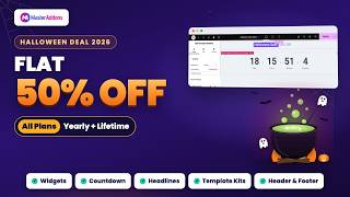 Master Addons Halloween Deal 2026: 50% Off Elementor Addons Pro