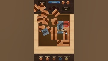 Roll the Ball slide puzzle Moving F Pack Level 38 Solution