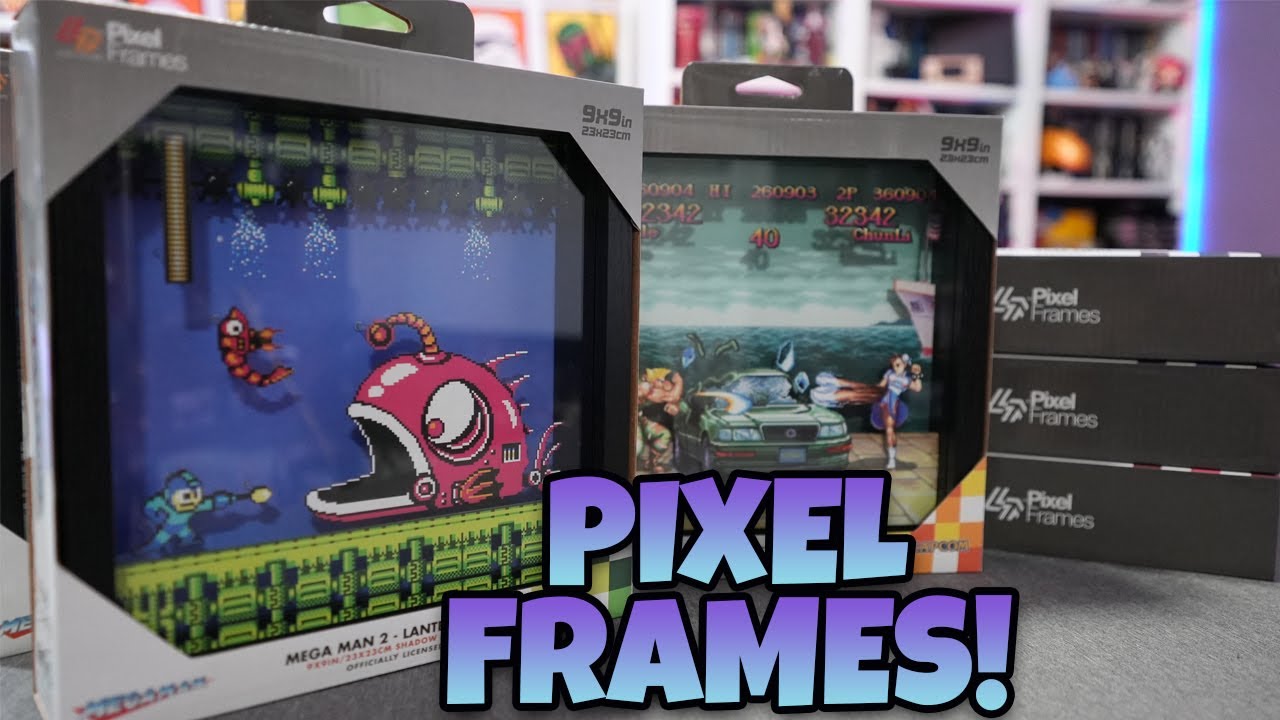 Pixel Frames Street Fighter, Mega Man, Castlevania & More!