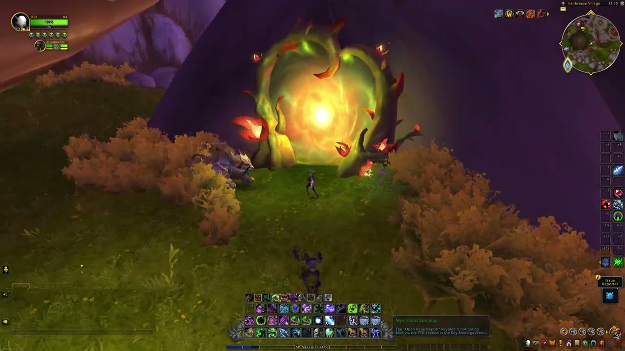 Portal from Eversong Woods to Harandar Location, WoW Midnight