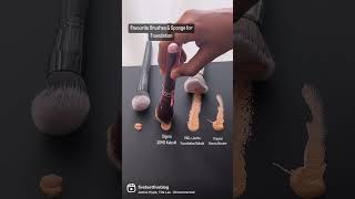 Favourite Brushes & Beauty Blender for Foundation #shorts screenshot 2