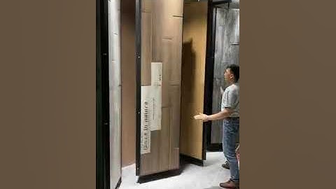 Wooden floor display rack, ceramic tile display rack