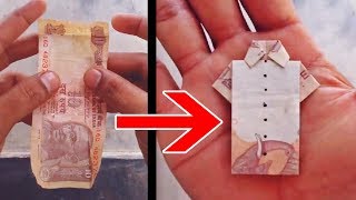 How To Make A SHIRT From A CURRENCY NOTE