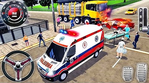 Ambulance Robot City Rescue Simulator | #2 Android Gameplay