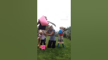 Doing the ALS Ice Bucket Challenge with Children | #shorts #als #icebucketchallenge
