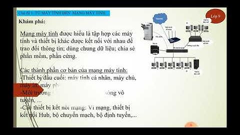 Có những loại mạng máy tính nào tin 9 năm 2024