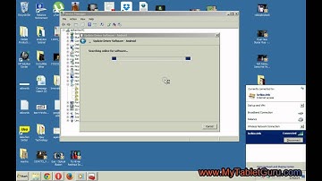 Install driver for Android tablet