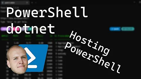 Run PowerShell in .NET