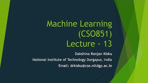 Lecture 13 (Decision tree, Gini index, An example)