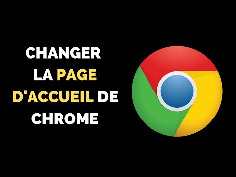 Vidéo: Comment définir la page d'accueil dans Google Chrome ?