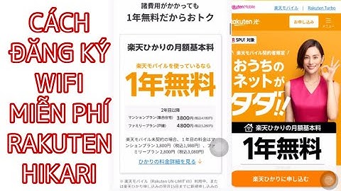 #106 |Cách Đăng Ký Wifi Miễn Phí Rakuten |Cuộc Sống Nhật Bản