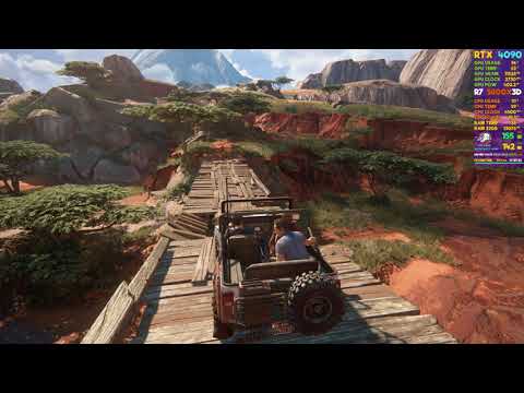 RTX 4090 Gameplay | Uncharted 4:A Thief's End | 4K DLSS QUALITY | Ryzen 7 5800X3D