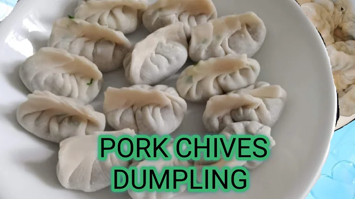 How to make MINCE PORK CHIVES DUMPLING by: Marites Taeza Galdonez