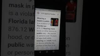 Violation of florida law 876.12. lol ...