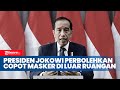 Presiden Jokowi Longgarkan Penggunaan Masker di Luar Ruangan