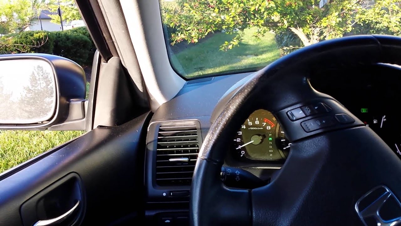 2006 Honda Accord whine when cold (power steering pump) - YouTube