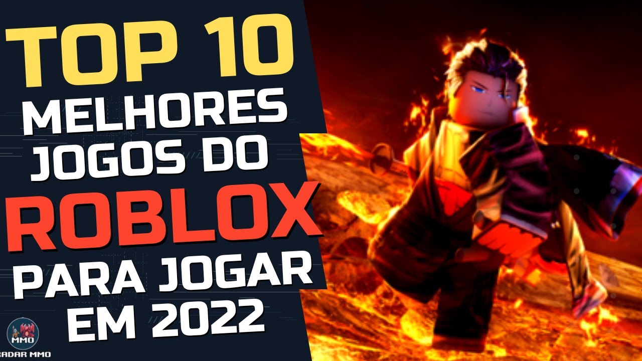 JOGUE AGORA! TOP 10 JOGOS MAIS DIVERTIDOS do ROBLOX! 