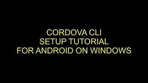 Push notification configuration with Cordova CLI for Android on Windows