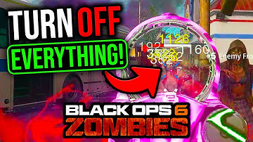 Turn Off HEALTH BARS & FULLY Customizable HUD in Black Ops 6 ZOMBIES!