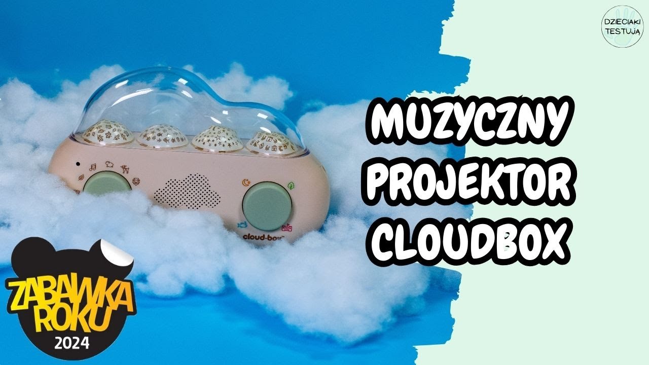 CloudBox - Muzyczny projektor z bajkami z nagrodą ZABAWKA ROKU 2024