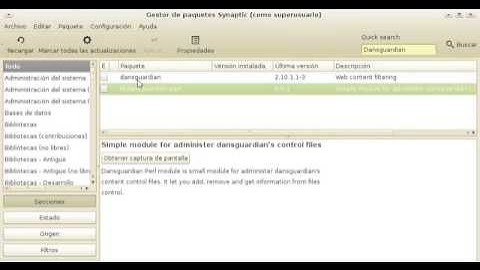 Quitar Dans Guardian en Canaima-Linux