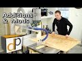 Updated! - Table Saw Overarm Dust Collector &amp; Cross Cut Sled