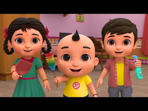 Diwali Ki Safayi | दीपावली की सफ़ाई | Popular Hindi Rhymes - Zappy Toons