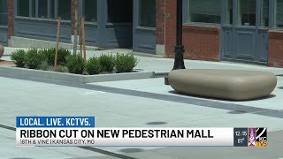 Kansas City's Jazz District unveils new pedestrian mall