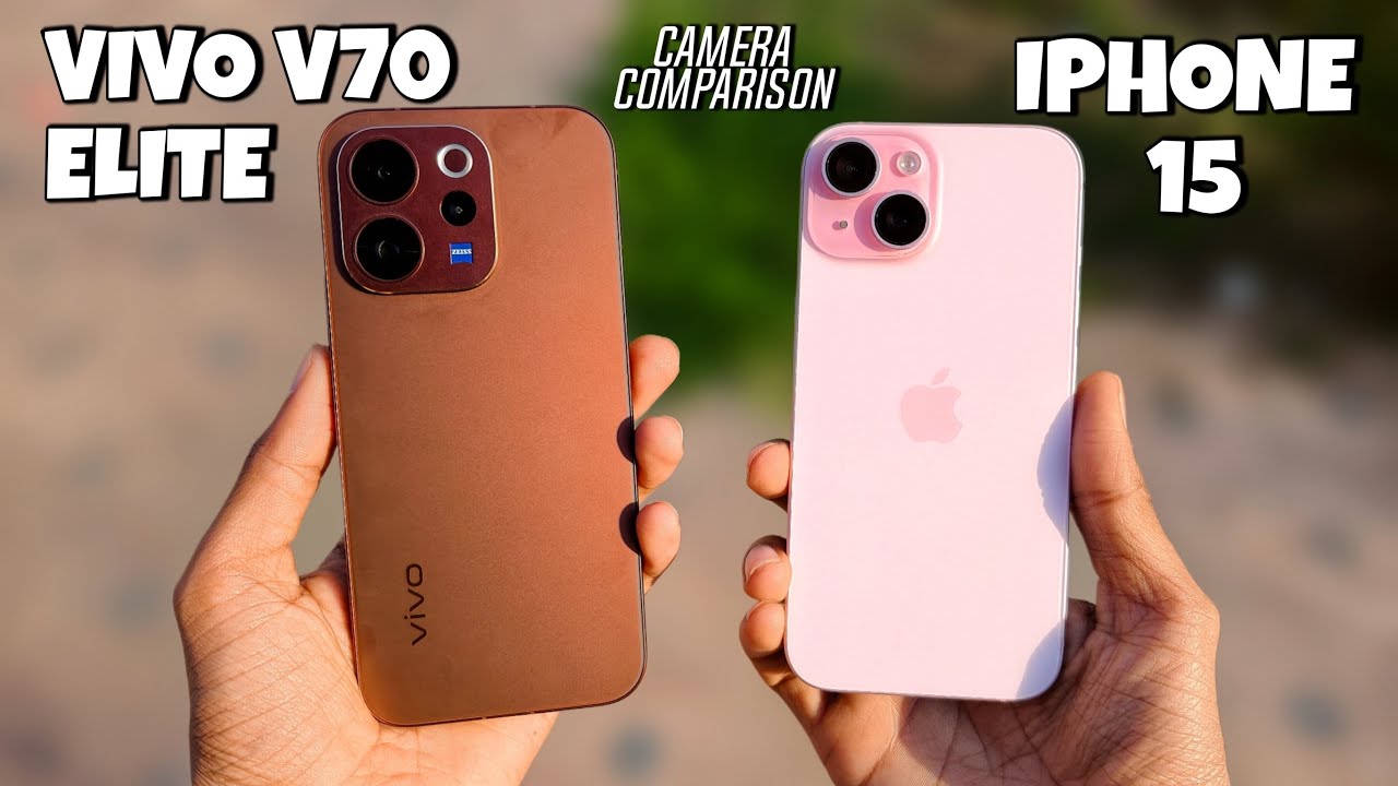 Vivo V70 Elite Vs iPhone 15 Camera Comparison 🔥